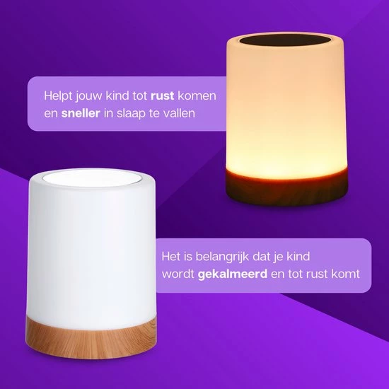 Merkloos Nachtlampje Kinderen - Tafellamp - Slaapkamer - Bedlamp - Lamp Nachtkastje - Baby - Draadloos - 5 Kleuren 5 Merkloos Nachtlampje Kinderen - Tafellamp - Slaapkamer - Bedlamp - Lamp Nachtkastje - Baby - Draadloos - 5 Kleuren - Afbeelding 3