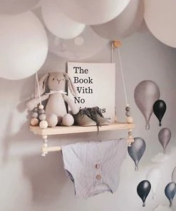 Nixnix - Wand Plank - 38cm X 14cm X 1,2cm - Baby Kamer - Hangend - Nordic - Kinder Kamer - Hout - Kleding Hanger -Sophie Shop 550x550 948