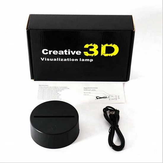 ANiMU 3D Lamp - 16 Kleuren - Camera - Fotocamera - Creatief - LED Illusie - Bureaulamp - Nachtlampje - Sfeerlamp - Dimbaar - USB Of Batterijen - Afstandsbediening - Cadeau 6 ANiMU 3D Lamp - 16 Kleuren - Camera - Fotocamera - Creatief - LED Illusie - Bureaulamp - Nachtlampje - Sfeerlamp - Dimbaar - USB Of Batterijen - Afstandsbediening - Cadeau - Afbeelding 4
