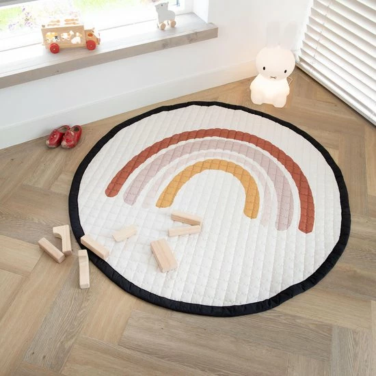 Love By Lily - Groot Speelkleed Baby - Regenboog - 140cm - Zacht Speelkleed Buiten En Binnen - Grote Speelmat - Speeltapijt Kind - Picknick Kinderkleed - Speelkleed Xxl - Speelkleed Peuter 3 Love By Lily - Groot Speelkleed Baby - Regenboog - 140cm - Zacht Speelkleed Buiten En Binnen - Grote Speelmat - Speeltapijt Kind - Picknick Kinderkleed - Speelkleed Xxl - Speelkleed Peuter