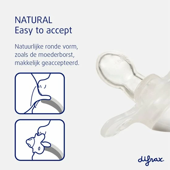 Difrax Fopspeen 12+ Maanden Natural Speen - Glow In The Dark - 1 Stuk 9 Difrax Fopspeen 12+ Maanden Natural Speen - Glow In The Dark - 1 Stuk - Afbeelding 7
