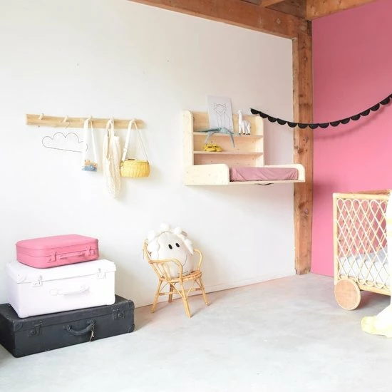 Wandcommode & Bureau - Medium- Greep Zwart Leer - Compact - Opklapbaar- Gecertificeerd - Babywoods 10 Wandcommode & Bureau - Medium- Greep Zwart Leer - Compact - Opklapbaar- Gecertificeerd - Babywoods - Afbeelding 8