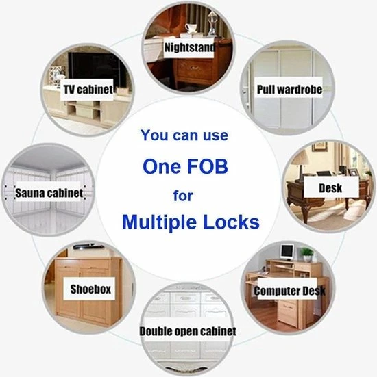 Merkloos Fastsurfe - Digitale Kast Vergrendelen - Elektronische Sloten - Sensor Locker - Ic Kaart - Kasten - Laden - Sloten 6 Merkloos Fastsurfe - Digitale Kast Vergrendelen - Elektronische Sloten - Sensor Locker - Ic Kaart - Kasten - Laden - Sloten - Afbeelding 4