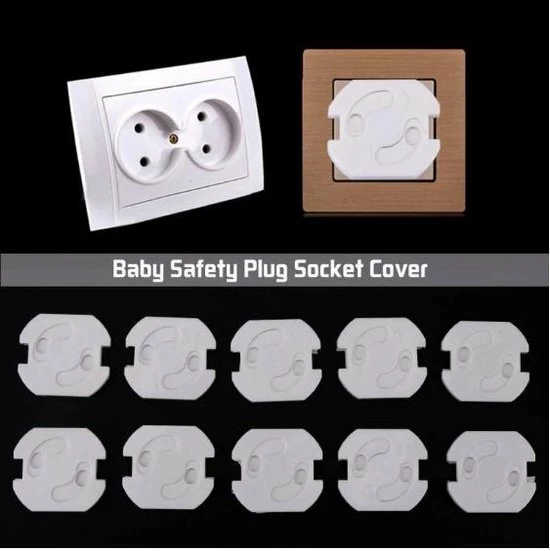 Merkloos Stopcontact Beveiliging - Beschermer - Zelfklevend - Kinderslot - Baby - 10 Stuks - Set - Wit 3 Merkloos Stopcontact Beveiliging - Beschermer - Zelfklevend - Kinderslot - Baby - 10 Stuks - Set - Wit