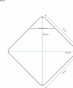 Koeka Baby Badcape Dijon Daily - 100x100cm - Roze -Sophie Shop 550x551 4