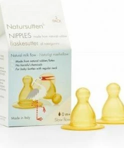 Natursutten - Rubberen Flesspenen - Slow Flow - 0+ Maanden - 2 Stuks -Sophie Shop 550x551 5
