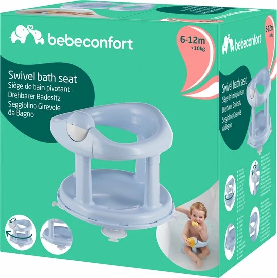 Bebeconfort Draaibaar Badzitje - Blue 4 Bebeconfort Draaibaar Badzitje - Blue - Afbeelding 2