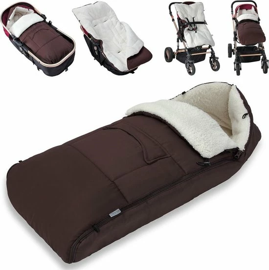 Monzana Kinderwagen Voetenzak MET Opbergtas - Teddy Bruin - 93 X 56 Cm 11 Monzana Kinderwagen Voetenzak MET Opbergtas - Teddy Bruin - 93 X 56 Cm - Afbeelding 9