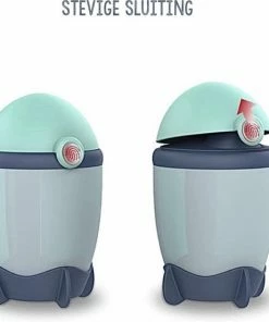 Merkloos Melkpoeder Doseerdoosjes - Luxe - Design - Melkpoeder Toren - Babyvoeding - Bewaarbakjes - Schenktuit - BPA Vrij - Meenemen En Bewaren - Dispenser - Melkpoeder - Snacks - 4 Laags - Family Favorites - Kraamcadeau - BLAUW -Sophie Shop 550x553 5