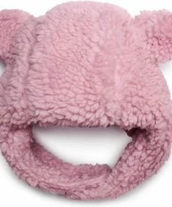 Lajetti - Wanten Sjaal En Muts Teddy 1-2 Jaar Roze - 3 Delige Winter Set Baby -Sophie Shop 550x554 12