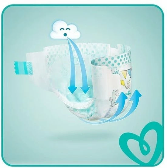 Pampers Baby Dry Maat 3 - 42 Luiers 5 Pampers Baby Dry Maat 3 - 42 Luiers - Afbeelding 3