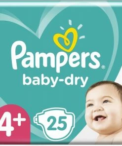 Pampers Baby-Dry - Maat 4+ (10-15kg) - 25 Luiers -Sophie Shop 550x555 3