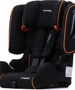 Hamilton By Yoop Cabrio Premium Opvouwbare Autostoel – Veilig, Comfortabel En Lichtgewicht Autozitje – Groep I, II, III Autostoeltje Voor 9 Maanden Tot 12 Jaar – Neon Oranje – ISOFIX Kliksysteem - 1e Opvouwbare Autostoel Ter Wereld -Sophie Shop 550x556 4
