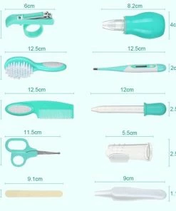 Lictin Baby Verzorgingsset - 10 Delige - Babyverzorgingsset Pasgeborenen Met Neuszuiger Kam Nagelschaar - Baby Eerste Uitrusting Verzorgingsset - Pasgeborenen Cadeau -Sophie Shop 550x558