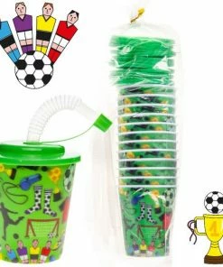 Decopatent 12 STUKS VOETBAL 3D Drink Beker Met Rietje En Deksel - 250ML - Voetballers Plastic Bekers - Kinderfeestje - Kinderverjaardag Bekertjes - Traktatie - Uitdeelcadeaus 12 Decopatent 12 STUKS VOETBAL 3D Drink Beker Met Rietje En Deksel - 250ML - Voetballers Plastic Bekers - Kinderfeestje - Kinderverjaardag Bekertjes - Traktatie - Uitdeelcadeaus -Sophie Shop 550x560 2