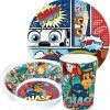 Stor Paw Patrol 3 Delig Ontbijtset / Eetset 2 Stor Paw Patrol 3 Delig Ontbijtset / Eetset -Sophie Shop 550x561 2