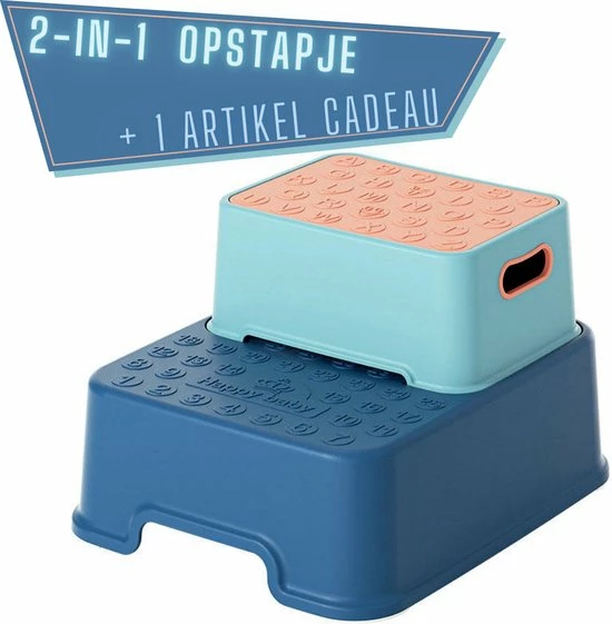 Splendole Opstapje - Badkameropstapje Kinderen - Wc Krukje 27 Cm Blauw 3 Splendole Opstapje - Badkameropstapje Kinderen - Wc Krukje 27 Cm Blauw