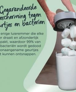 Tommee Tippee Milieuvriendelijke Twist & Click Luieremmer - Met 12 Navulcassettes - Wit -Sophie Shop 550x563 1