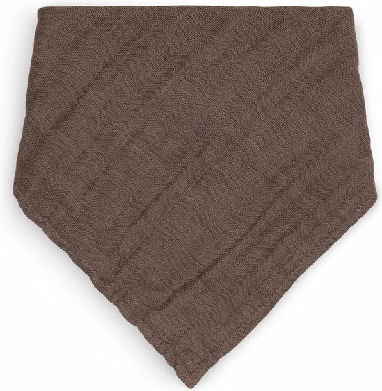 Jollein Slab Bandana - Wrinkled - Chestnut - 2 Stuks 5 Jollein Slab Bandana - Wrinkled - Chestnut - 2 Stuks - Afbeelding 3