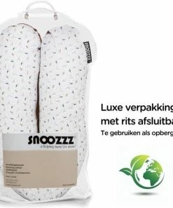 Snoozzz Voedingskussen Zwangerschapskussen Zijslaapkussen - Met Afneembare Hoes Van Katoen En Zachte Microvezel - 185 Cm - Duvia -Sophie Shop 550x564 5