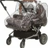 Playshoes - Universele Regenhoes Voor Duo Kinderwagen (breed) - Transparant - Maat Onesize -Sophie Shop 550x567 1
