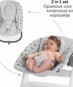 Hauck Alpha Plus Kinderstoel - Newborn Set XL - Wit -Sophie Shop 550x571 1