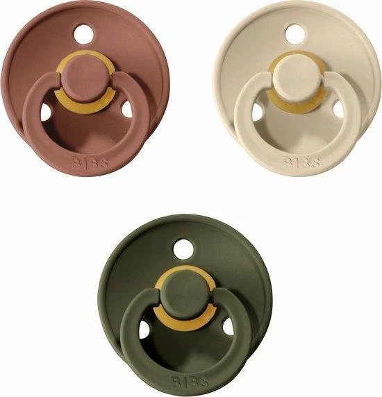 BIBS Fopspenen Set Van 3|Woodchuck + Vanilla + Hunter Green | Maat2 - T2 Leeftijd: 6-18 Maanden | Beige Groen Wood | Spenen | Speen | Newborn | Pacifier 3 BIBS Fopspenen Set Van 3|Woodchuck + Vanilla + Hunter Green | Maat2 - T2 Leeftijd: 6-18 Maanden | Beige Groen Wood | Spenen | Speen | Newborn | Pacifier