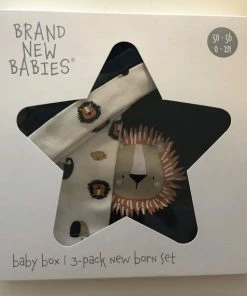 Merkloos Newborn-Baby Kleding Meisje-Baby Kleding Jongens-Baby Cadeau-Unisex-Baby Mutsje-Kraamcadeau-Babyshower-Cadeau Setje 3/delig "leeuwtje"-2-6Maanden - Super Leuk Als Sinterklaas Of Kerst Geschenk!! -Sophie Shop 550x572 6