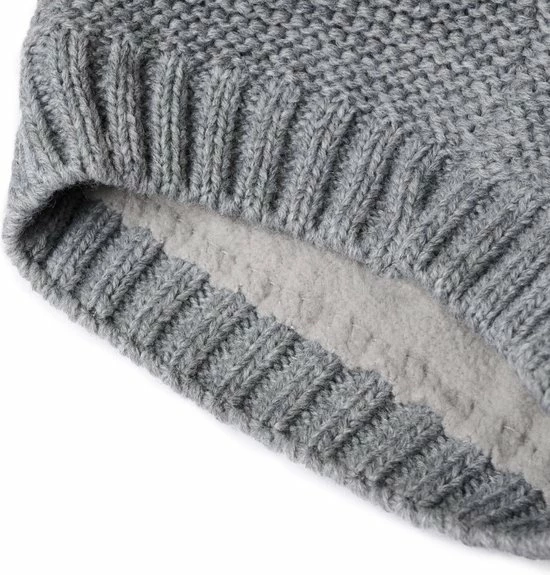 Lajetti - Wanten Sjaal En Muts Met Oortjes 6-12 Maanden Grijs - 3 Delige Winter Set Baby 5 Lajetti - Wanten Sjaal En Muts Met Oortjes 6-12 Maanden Grijs - 3 Delige Winter Set Baby - Afbeelding 3