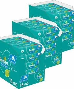 Pampers - Fresh Clean - Billendoekjes - 3600 Doekjes - 45 X 80