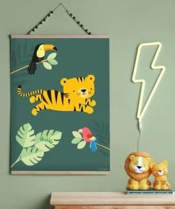 Lampje Kinderkamer / Kinderlampje: Tijger | A Little Lovely Company -Sophie Shop 550x577 2