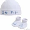 Softtouch Geschenkset - I Love Papa - Jongens Muts & Slofjes - Newborn - White & Blue - Maat 50/56 2 Softtouch Geschenkset - I Love Papa - Jongens Muts & Slofjes - Newborn - White & Blue - Maat 50/56 -Sophie Shop 550x580 3