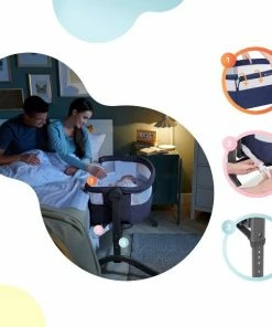 Kinderkraft Co Sleeper - Aanschuifwieg - Bea - Navy -Sophie Shop 550x580 8