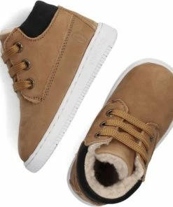 Baby | Babysneakers | Jongens | Brown | Leer | Shoesme | Maat 20 -Sophie Shop 550x582