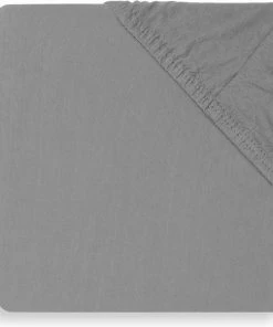 Jollein Baby Hoeslaken Boxmatras Jersey 75x95cm - Storm Grey