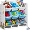Relaxdays Kinderkast Speelgoed - Speelgoedkast - Speelgoedkist - Opbergkast - 9 Kisten - A -Sophie Shop 550x584 1