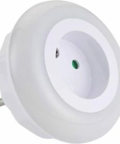 Orange85 Nachtlampje - Stopcontact - Drie Standen - Rond - Automatische Sensor - Nacht - Lamp - Binnen - LED