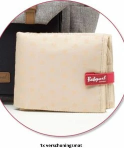 Babymel Luiertas Rugzak/rugtas George Grey/Black -Sophie Shop 550x586 6