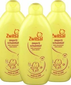 Zwitsal - Zeepvrij Schuimbad - 3 X 400 Ml - Voordeelpack 15 Zwitsal - Zeepvrij Schuimbad - 3 X 400 Ml - Voordeelpack -Sophie Shop 550x587 3