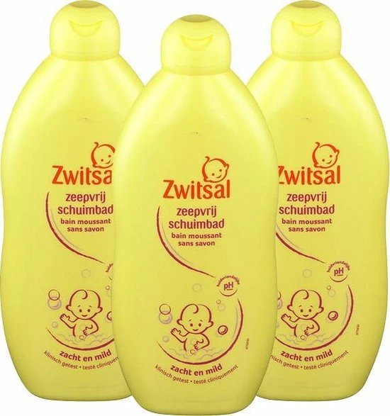 Zwitsal - Zeepvrij Schuimbad - 3 X 400 Ml - Voordeelpack 9 Zwitsal - Zeepvrij Schuimbad - 3 X 400 Ml - Voordeelpack - Afbeelding 7