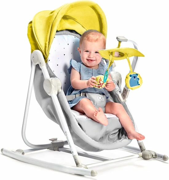 Kinderkraft - Crib - 5-in-1 - Unimo - Up - Yellow 6 Kinderkraft - Crib - 5-in-1 - Unimo - Up - Yellow - Afbeelding 4