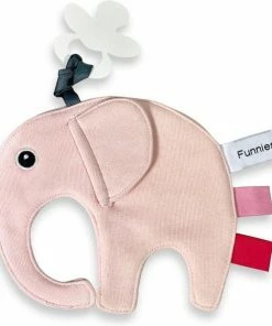 Speendoek Funnies- Olifant Ollie- Blush