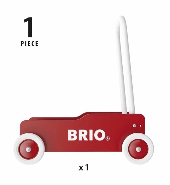 BRIO Geel/rode Loopwagen - 31350 5 BRIO Geel/rode Loopwagen - 31350 - Afbeelding 3