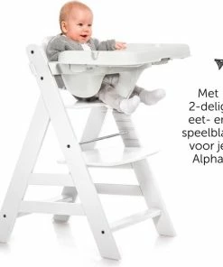 Hauck Alpha Plus Kinderstoel - Newborn Set XL - Wit -Sophie Shop 550x605 1