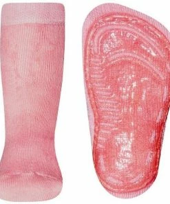 Ewers Antislip Sokken Effen Oud Roze-21/22