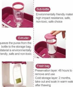Infantino Feeding Squeeze Station - Vulsysteem Voor Knijpzakjes Voor O.a. Babyvoeding -Sophie Shop 550x612 4