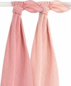 Jollein Hydrofiele Doek Large 115x115cm Bamboe Katoen - Ash Green - 2 Stuks -Sophie Shop 550x613 1