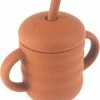 Merkloos Rietjesbeker Roest | Drinkbeker | Baby | Peuter | Siliconen -Sophie Shop 550x625 2