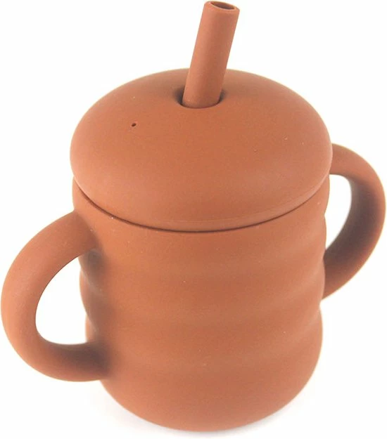 Merkloos Rietjesbeker Roest | Drinkbeker | Baby | Peuter | Siliconen 3 Merkloos Rietjesbeker Roest | Drinkbeker | Baby | Peuter | Siliconen