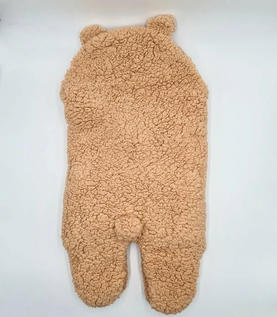 Mon Avenir - Baby Teddy Inbakerslaapzak - Extra Dik Gevoerd - Bruin - 4-6 Maanden 9 Mon Avenir - Baby Teddy Inbakerslaapzak - Extra Dik Gevoerd - Bruin - 4-6 Maanden - Afbeelding 7